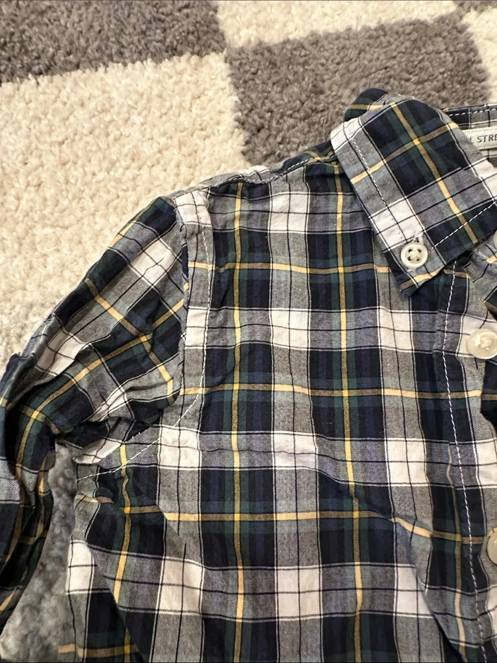 Baby boys dress shirt and pants set